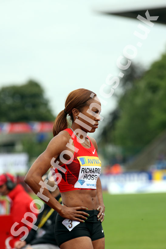 Sanya Richards-Ross 400 metres, 2011 Aviva London Grand Prix.